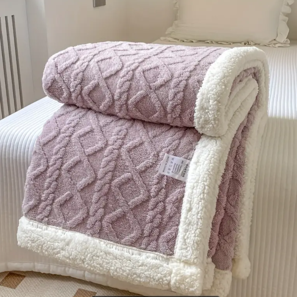 Cosy Aussie Sherpa Throw blanket