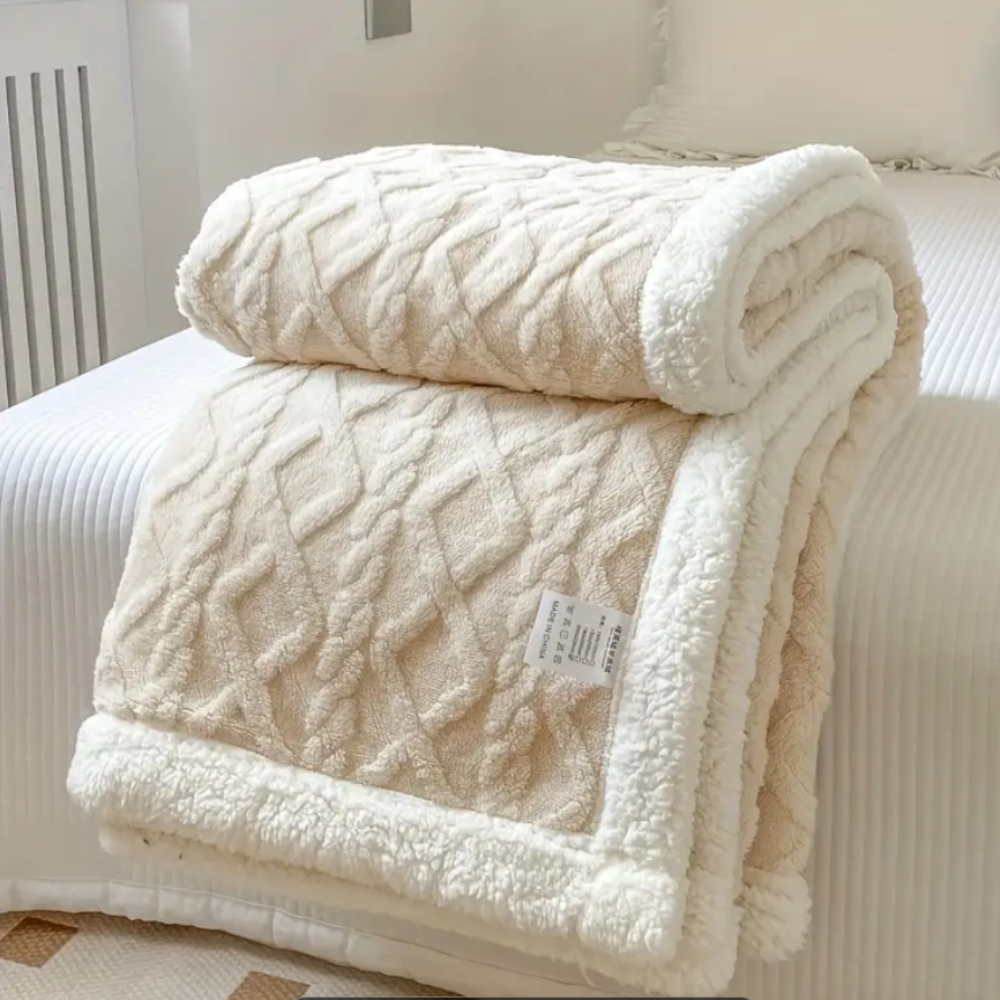 Cosy Aussie Sherpa Throw blanket