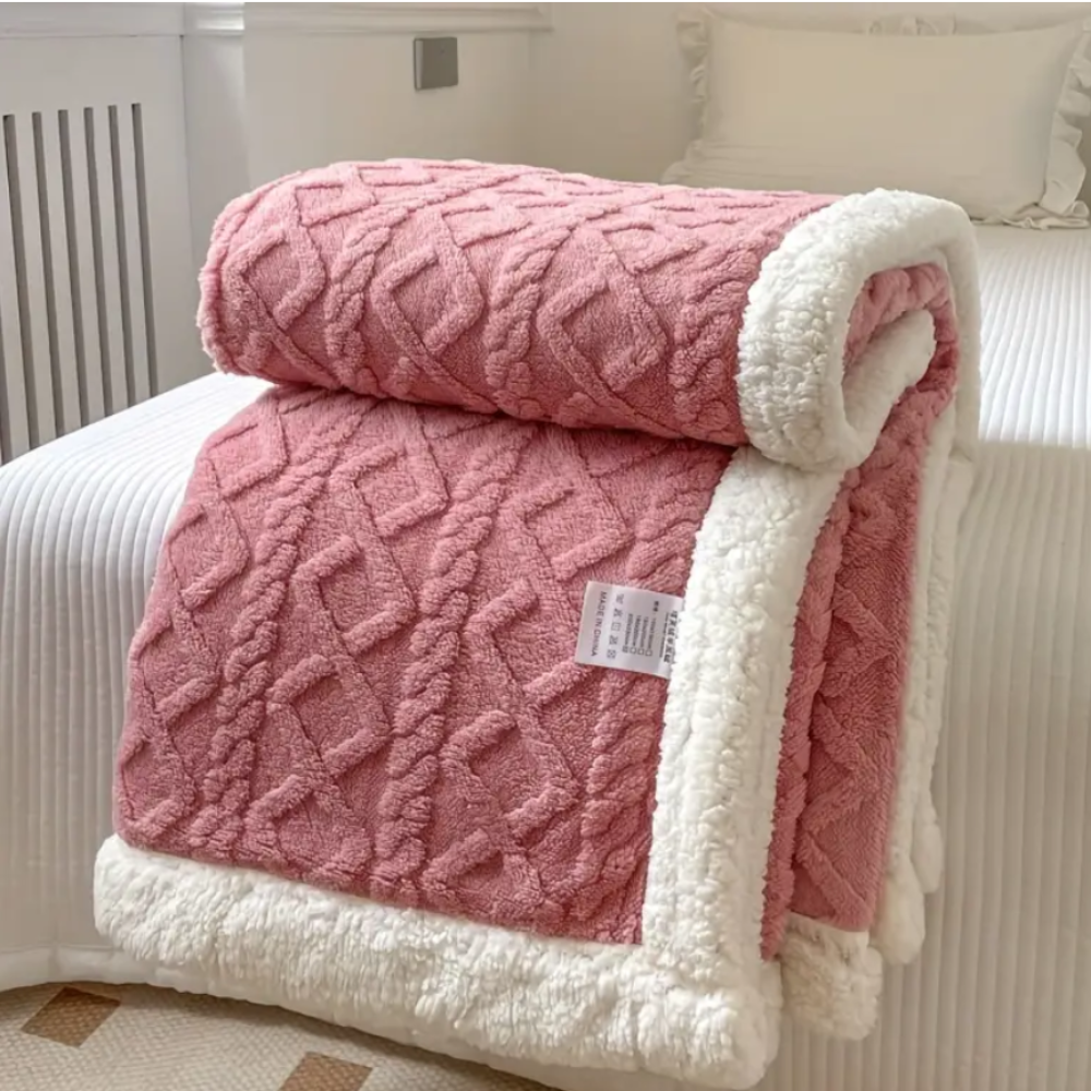 Cosy Aussie Sherpa Throw blanket