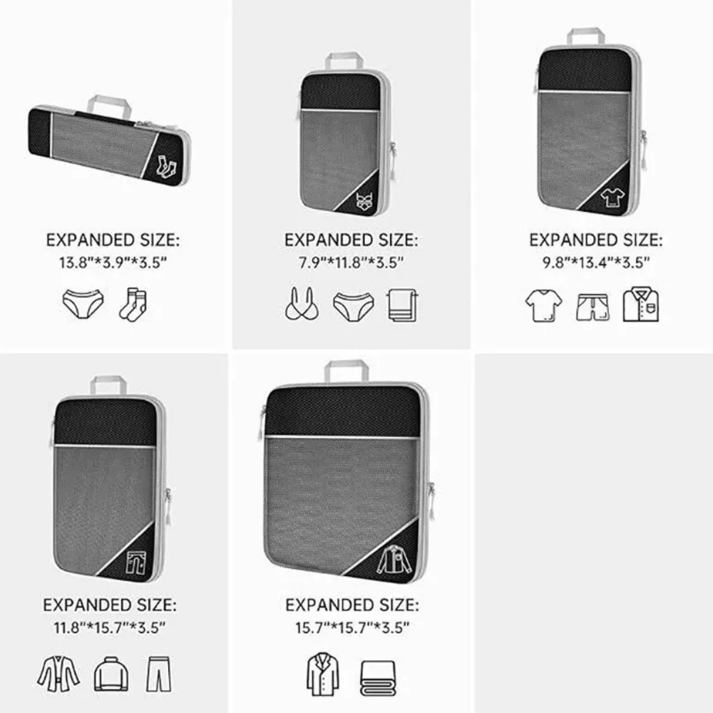 Compression Packing Travel Cubes