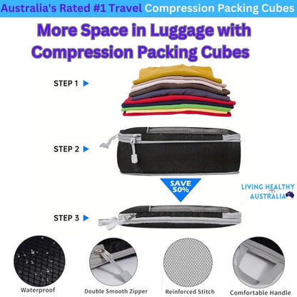 Compression Packing Travel Cubes