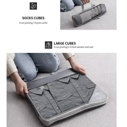 Compression Packing Travel Cubes